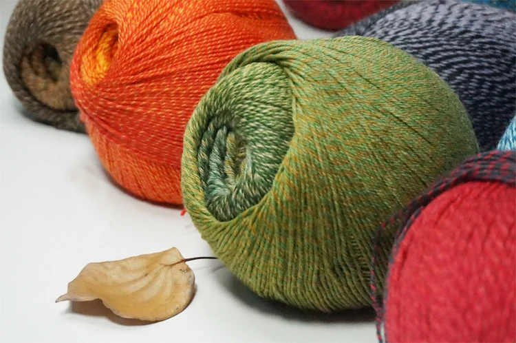 1 мяч толстый трикотаж 75% шерсть 25% нейлон ручная вязка пряжа для вязания и крючком