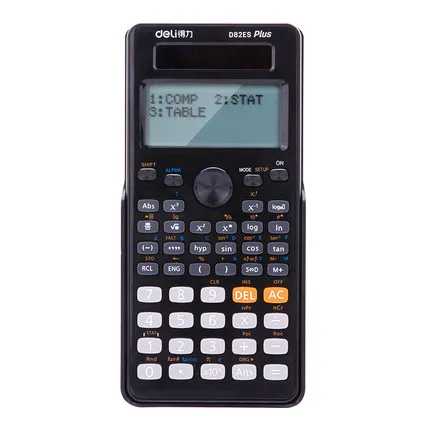 

Deli D82ES Scientific Function Calculator Multifunctional Computer Large Screen Protective Cover Design Function Examination