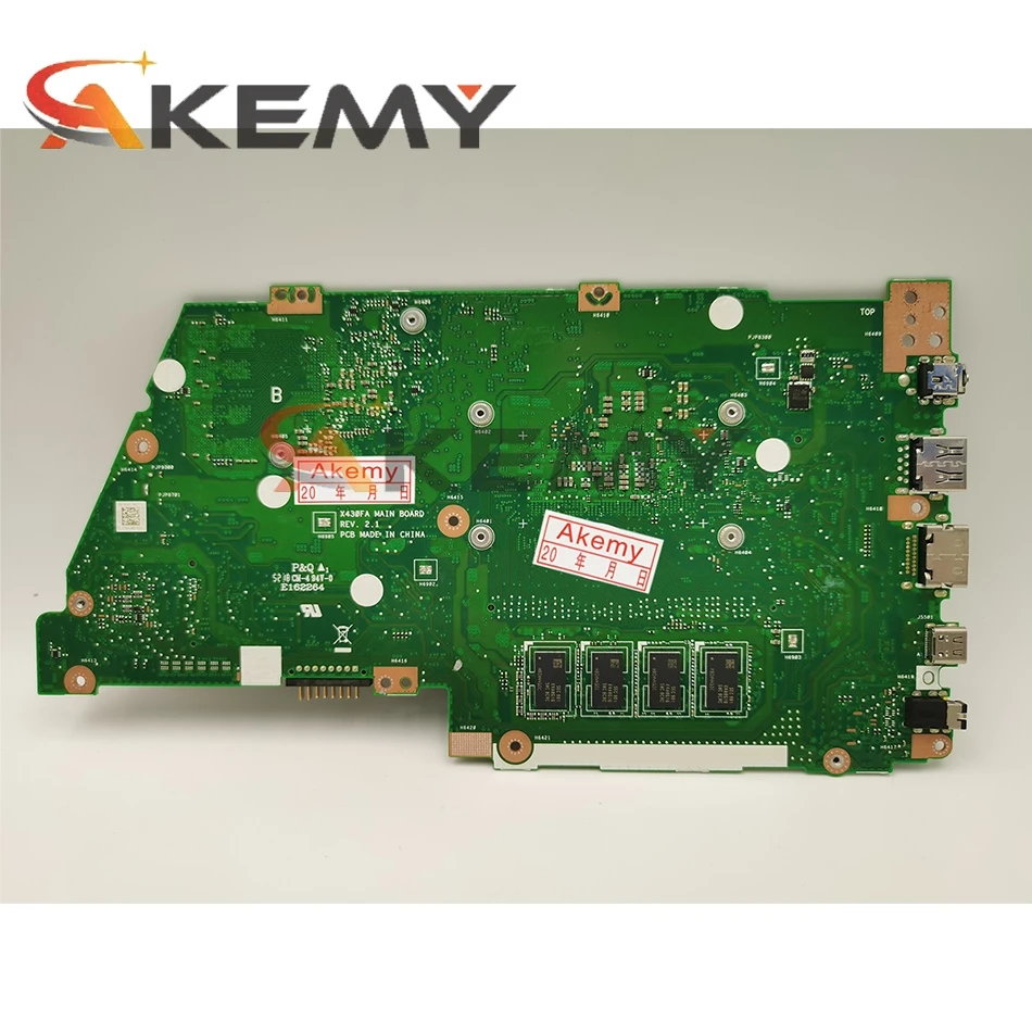 Verkaufen X430FN Original Motherboard MX150-2G I7-8656U 8G Für ASUS S4300F S4300FN X430FA X430F A430F Mainboard