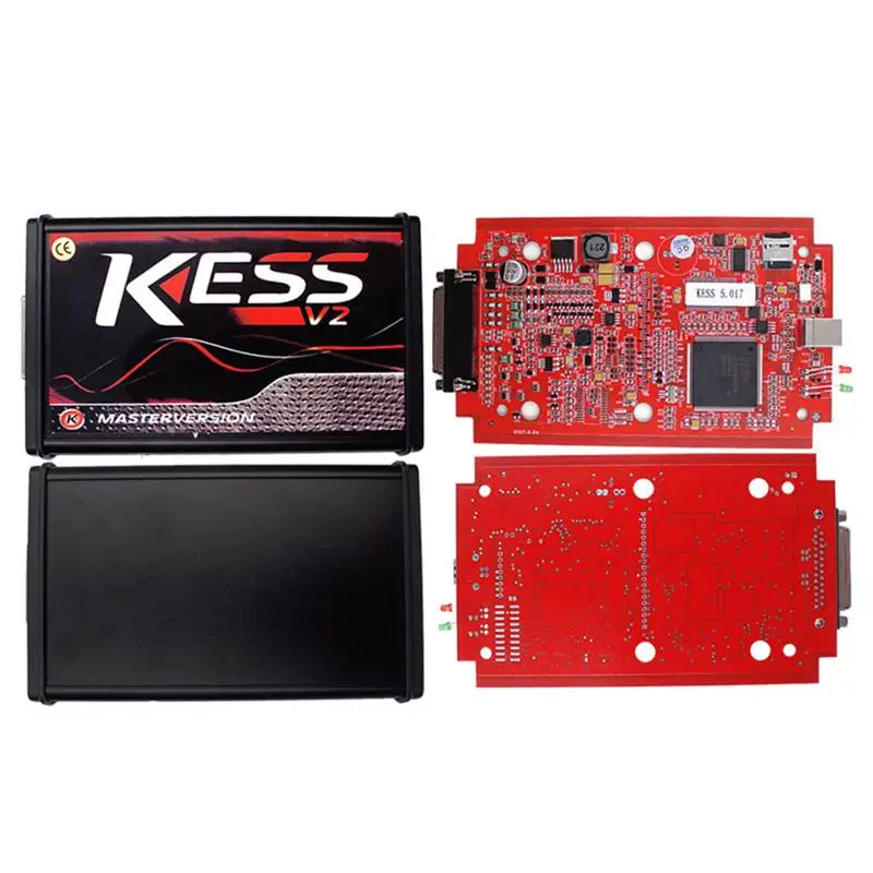 Программатор Kess V2 5 017 OBD2 ECU SW V2.47 V2.23 EU RED OBD 2 KTAG V7.020 комплект для программирования