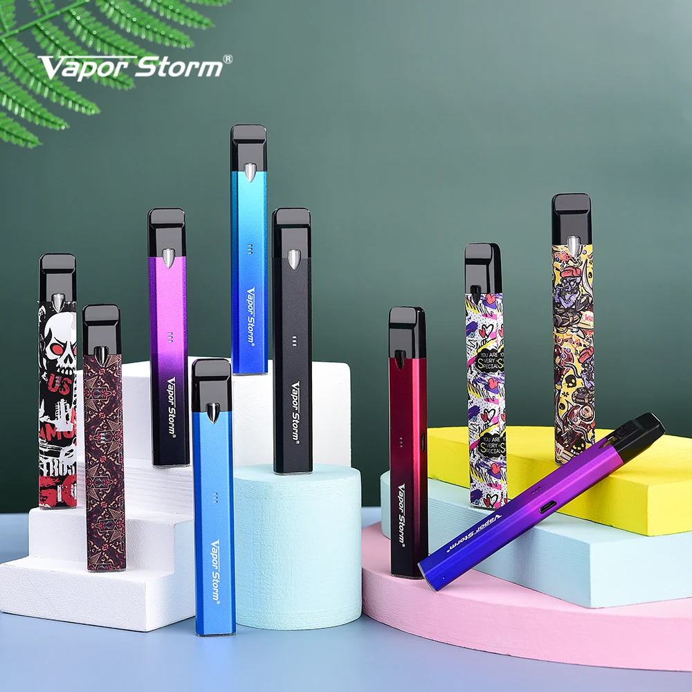 Новый стартовый комплект Vapor Storm Stalker батарея 400 мАч картридж 1 8 мл многоразовый