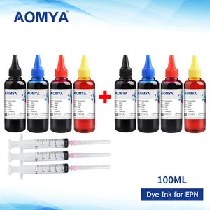 buy 1 get 1 free universal dye ink for epson inkjet printers with refill cartridge bulk ink free shipping free global shipping