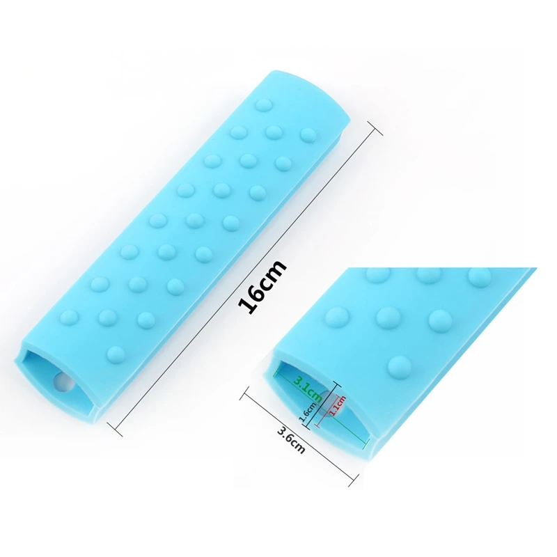 

2Pcs Heat Resist Insulation Pot Pan Handle Mitts Cover Holder Non-Slip