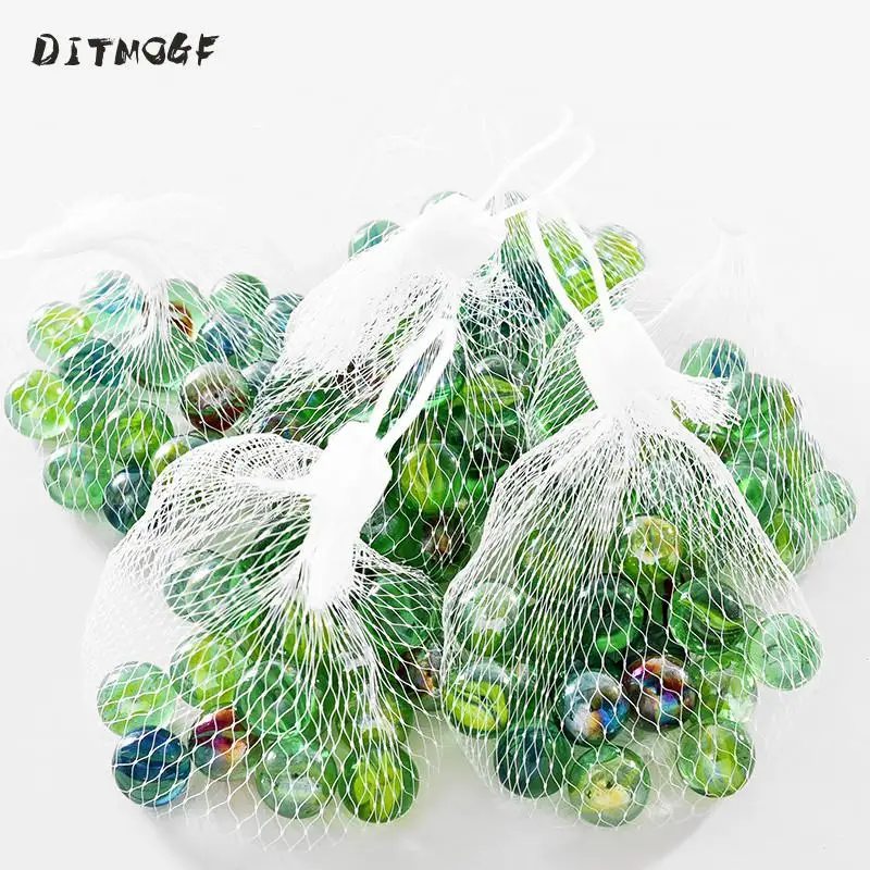 

20 PCS of glass ball 14 mm cream console game pinball machine cattle small marbles pat toys parent-child machine beads