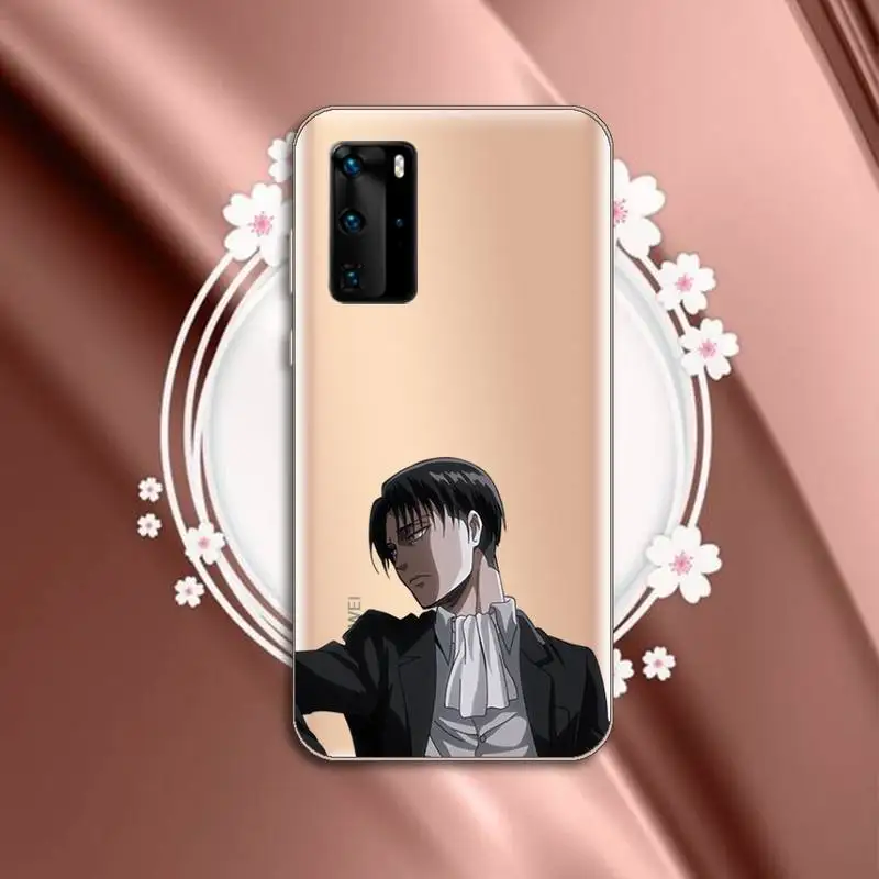 

Japan anime Attack on Titan Phone Case Transparent for Huawei P honor 8 10i 20 30 40 smart 2019
