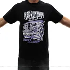 Футболки Nekromantix с графическим принтом в стиле панк, уличная одежда, топы, футболки