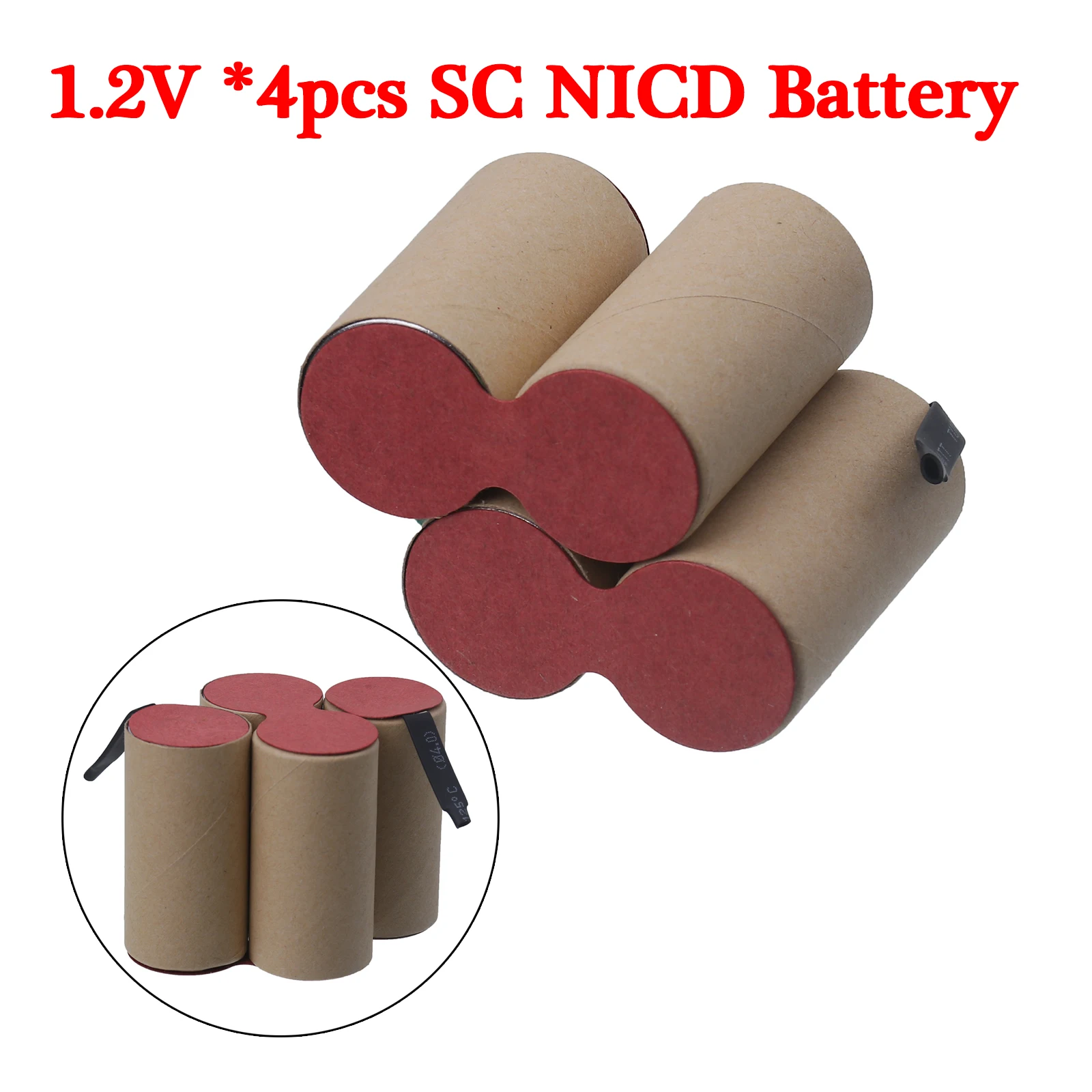 

Аккумуляторная батарея NICD SC, 2200 мАч, 1,2 в * 4 элемента, 4,8 в, Sub C, для самоустанавливающегося шуруповерта, электрической дрели