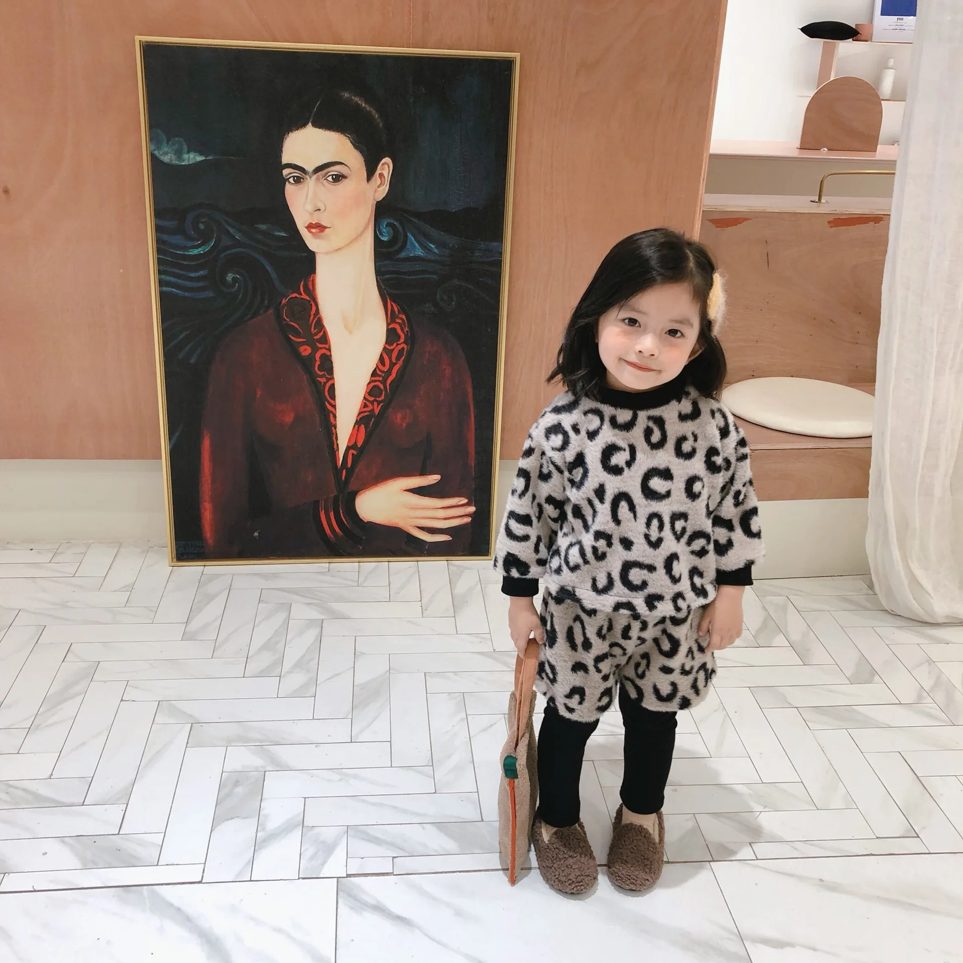 Зимние комплекты одежды для девочек новое поступление корейский стиль