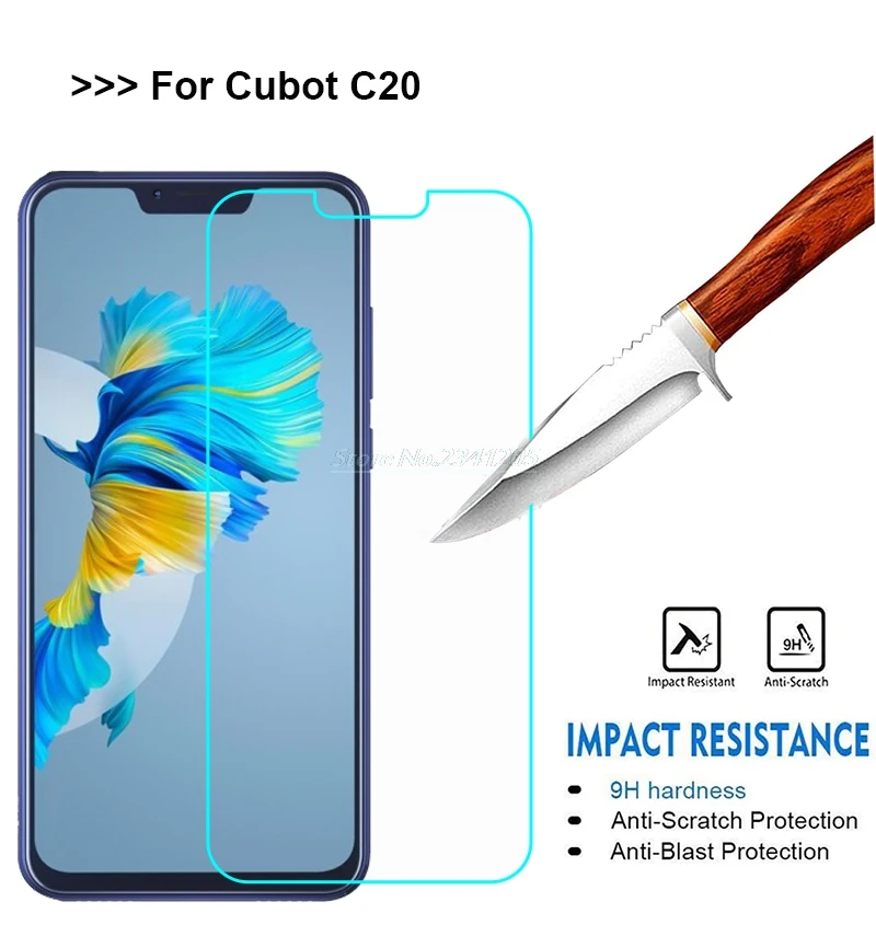 

2-1PCS Phone Cover Film For Cubot C20 C30 Tempered Glass Protective Glass on CubotC20 Screen Protector for Cubot C 20 Pelicula