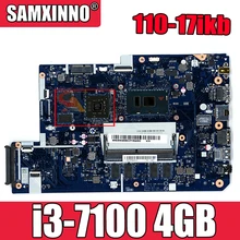 Laptop Motherboard For lenovo 110-17ikb 17.3 Inch DG710 NM-B031 with i3-7100CPU+ 4GB RAM Original motherboard 100% fully tested