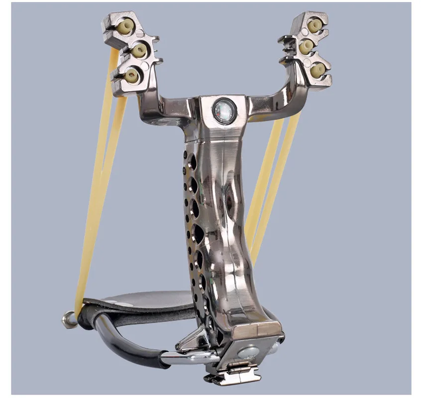 2020 Новая Мощная охотничья Рогатка с 2 резиновыми трубками катапульты