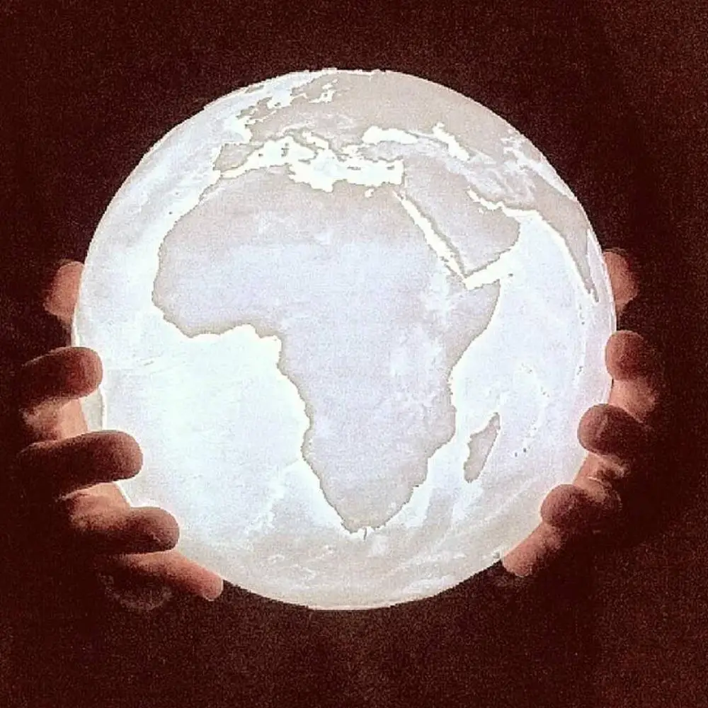 3d-лампа с принтом лампа изображением земли Jupiter цветная зарядкой от Usb сенсорный