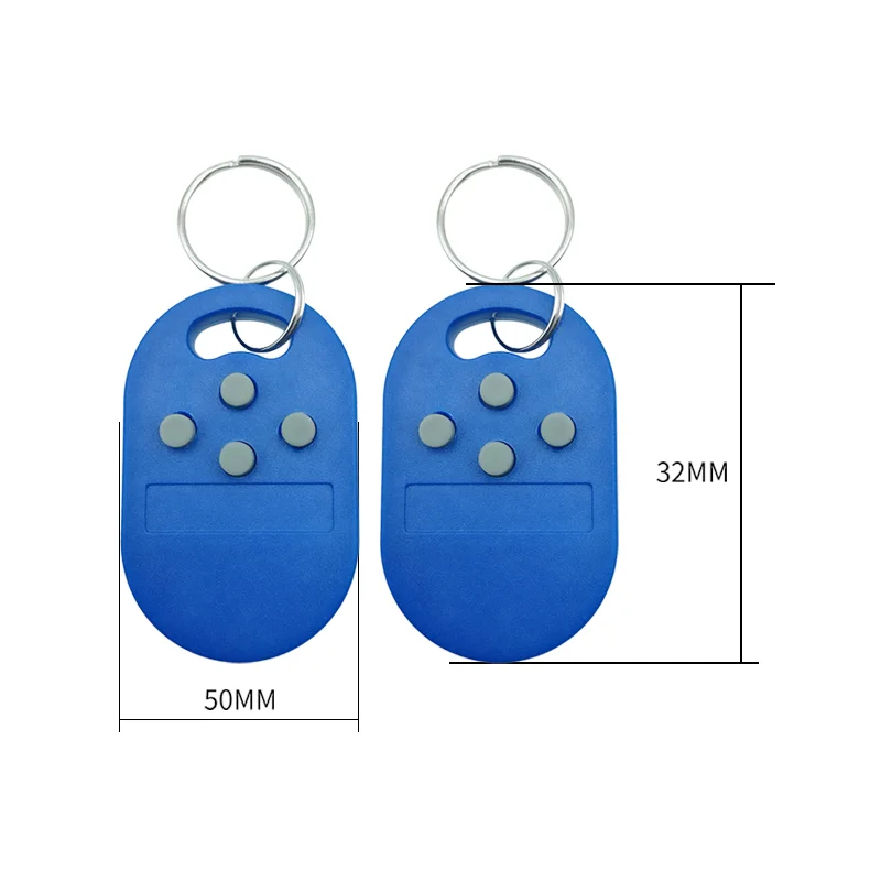 5-In-1 Smart Chip Keychain RFID Rewritable Copy Badge 125Khz T5577 Clone Tag 13.56Mhz NFC CUID 1K S50 Card Token Sticker | Безопасность