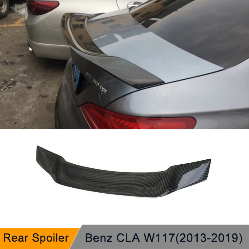 Benz CLA класс углеродного волокна задний спойлер багажник крылья для Mercedes CLA45 W117 C117