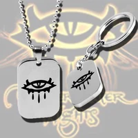 neverwinter nights the jewel of the north chains and necklaces steam game keychain stainless steel jewelry mens chain keyring