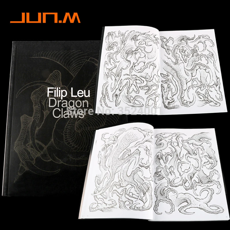 Новинка искусство для татуировок от Filip Leu рисунок боди арта шаблон|Аксессуары