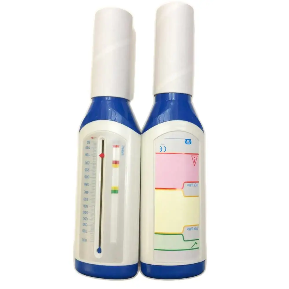 Adult Medical Portable Spirometer Peak Flow Meter Speed Meter Expiratory Flow for Lung Asthma Detector Breath Function Monitor