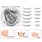 12 шт., корректор вросшего пальца ног, проволочный фиксатор для коррекции ногтей педикюр, паронихия, восстановление ногтей на ногах