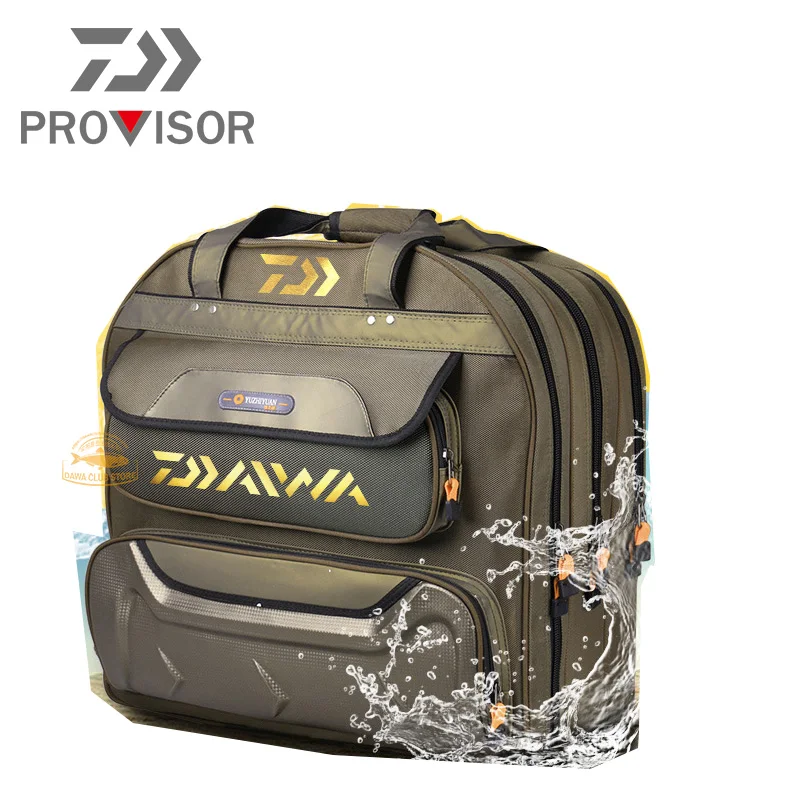 

Рыболовная Сумка DAIWA, Мужская Уличная Рыболовная катушка, водонепроницаемая рыболовная сумка большой емкости, многофункциональная сумка д...