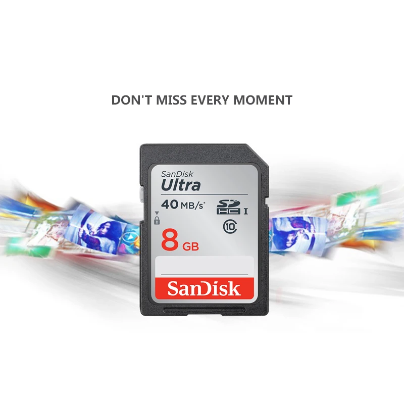 SanDisk Оригинальная карта памяти 32 Гб SD-карта 16 64 128 ГБ C10 SDXC Ultra 80 МБ/с./с.