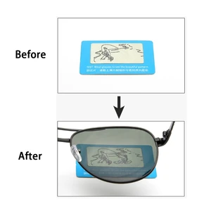 Durable Polarised Sunglasses Lens Shades Glasses Tester Testing Card Check Funny 2XPC in India
