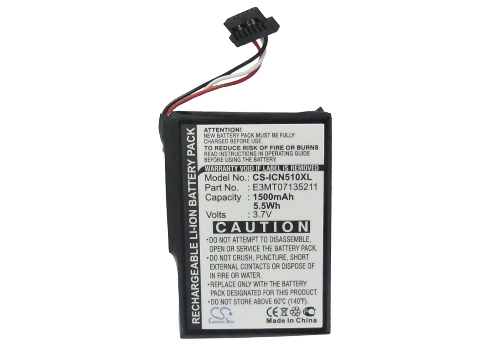 Cameron Sino 1500 мАч аккумулятор для Navman iCN 510 520 530 iCN550 E3MT07135211|Смарт-аксессуары| |
