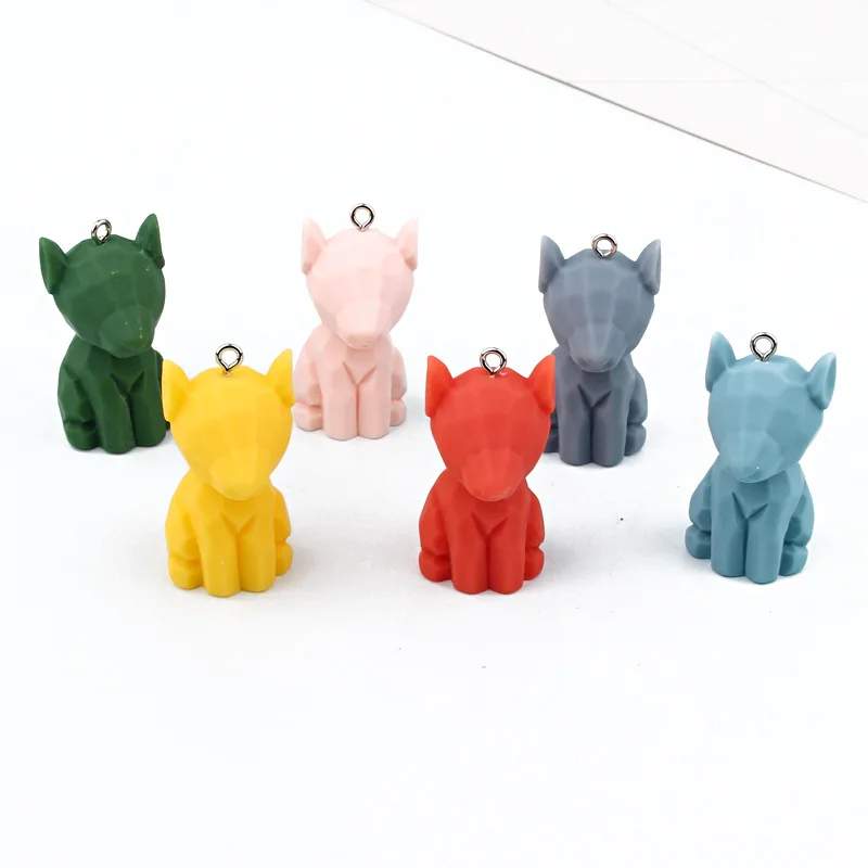 2 шт. Европейский 3D животное Смола Подвески Брелок Diy ювелирных изделий милые