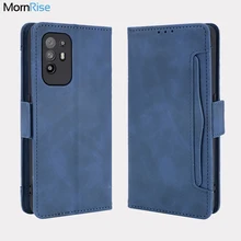 For OPPO A94 5G Wallet Case Magnetic Book Flip Cover For OPPO F19 Pro Plus 5G Card Photo Holder Luxury Leather Phone Fundas