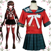 anime danganronpa v3 killing harmony harukawa maki cosplay costume girls school uniform women sailor suit dress halloween party