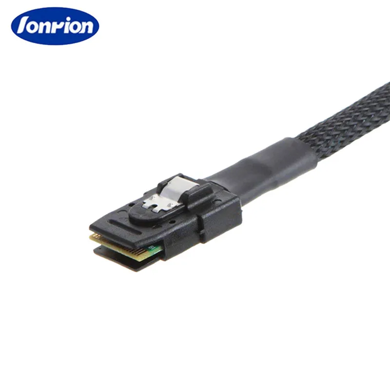Кабель SAS SATA Mini-SAS SFF-8087 к 4 кабель Mini 4i SFF8087 36P 7P 12 Гбит/с 50 см/1 м данные жесткого диска