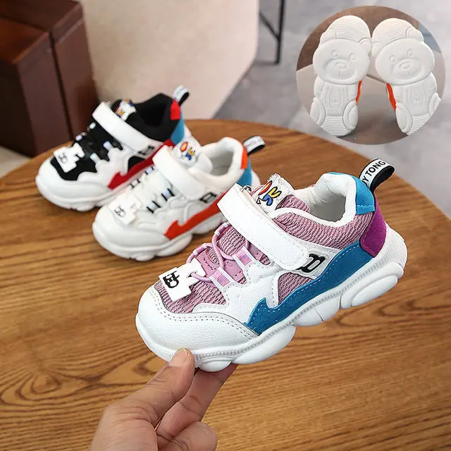 

2019 New Fashion sneakers shoes girls and boys sports shoes breathable comfortable children's kids sneakers shoes for boys