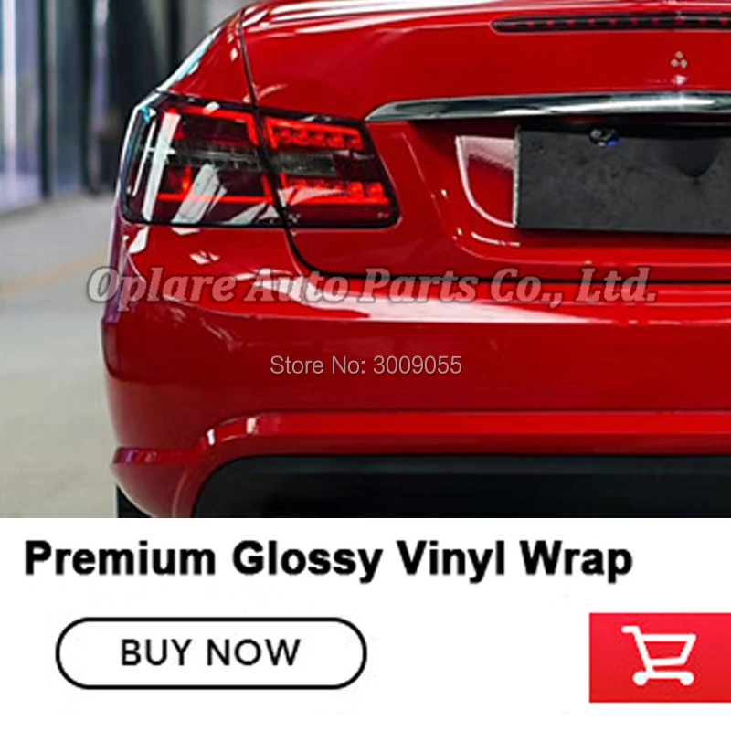 Суперглянцевая темно-красная виниловая обертка высочайшего качества