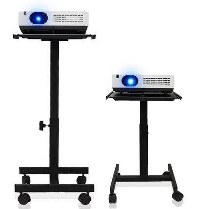 

Projector/ Speaker Stand Trolley With Tray And 360 Degree Universal Wheel TC90