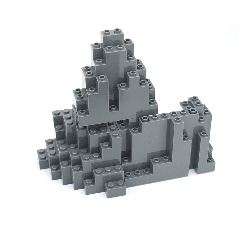 Конструктор Rockery Mound Rock детали MOC игрушки для замка сада совместимы с крупным