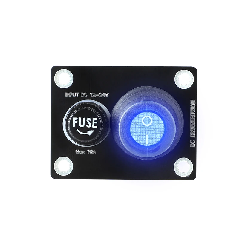 

Car Auto Accessories On/Off Button Adapter Disconnect Sockets And Switches 12V Motorhome RV With Terminal Replaceable Fuse