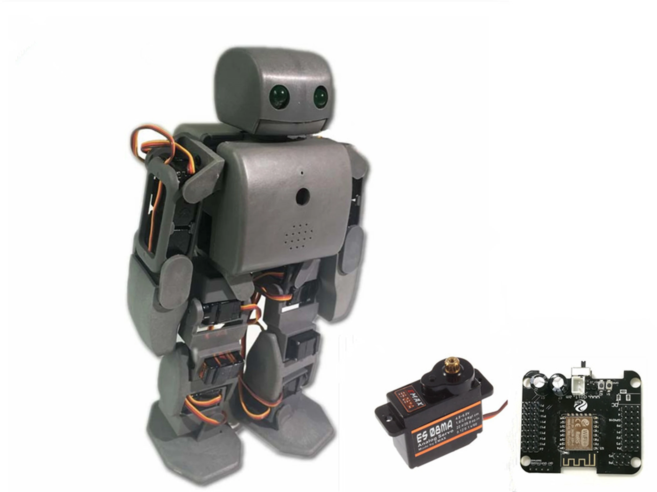 3D печать 18DOF RC Роботизированный человекоидный робот с беспроводным контроллером