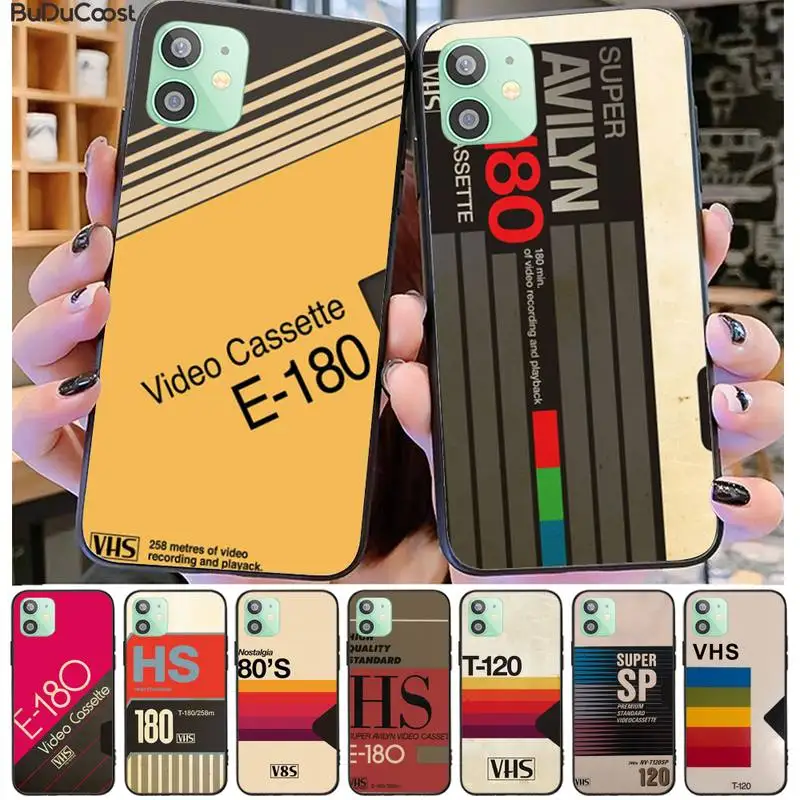 

80s VHS Tribute Phone Case For iphone 12 pro max 11 pro XS MAX 8 7 6 6S Plus X 5S SE 2020 XR case