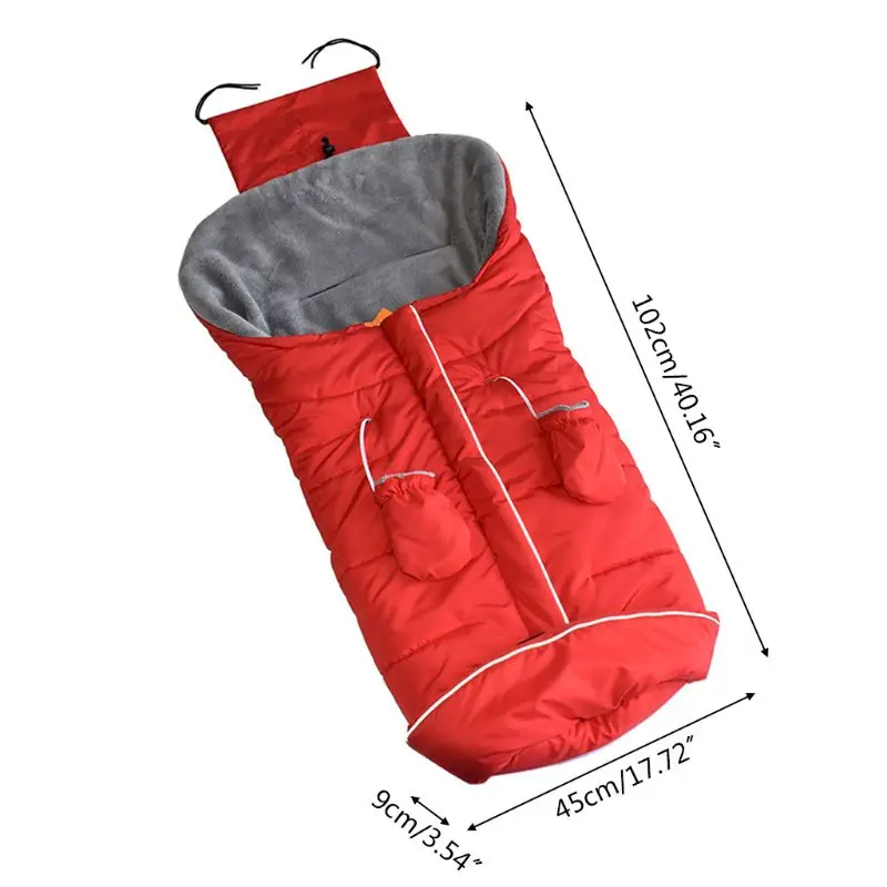 

Winter Baby Stroller Sleeping Bags Newborn Cart Footmuff Infant Warm Sleepsacks