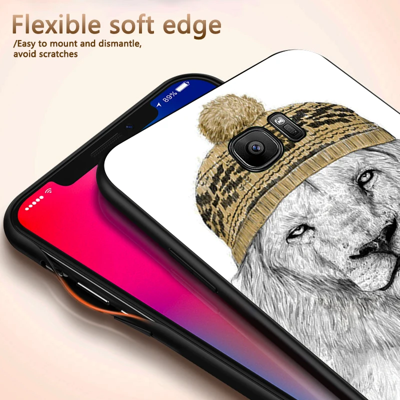Чехлы для мобильных телефонов samsung M10 M20 M30 S6 S7 Edge S10 S9 S8 PLUS Мягкий силиконовый чехол