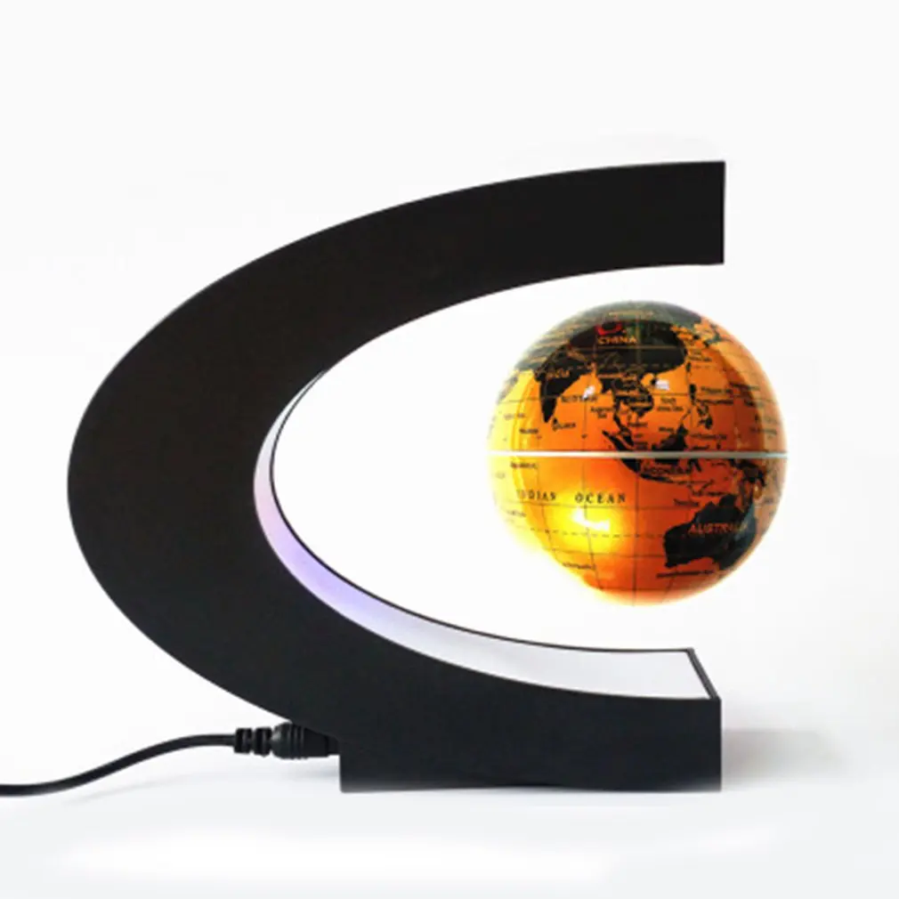 

2020 Новый Магнитный левитационный глобус, плавающий шар с картой мира, лампа, Крутое освещение, офисное украшение для дома, земной глобус, лам...