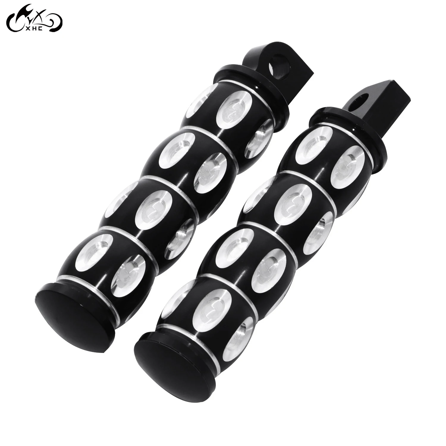 Motorcycle Foot Rest Driver Passenger CNC Pegs Footrest Male Mount Billet For Harley Touring Dyna Sportster Softail | Автомобили и