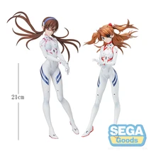 Anime Figure SEGA EVA Asuka Mari Rebuild of Evangelion Action Doll Exquisite Decorations Collection Model Gift Brinquedos