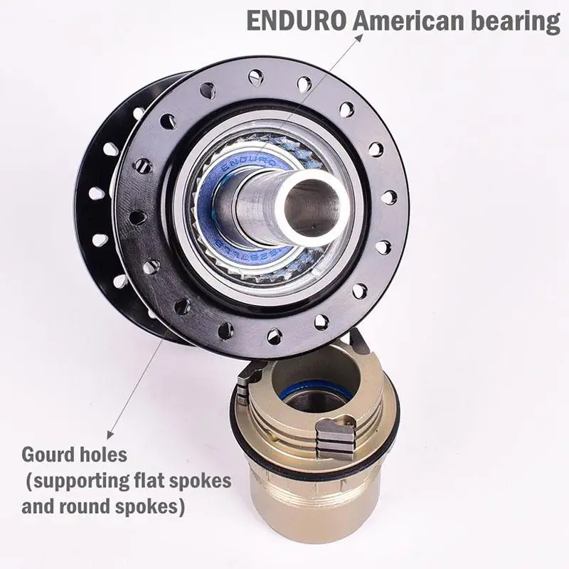 Велосипедные ступицы Fastace DA207 дисковые тормоза для горного велосипеда барабан с 32