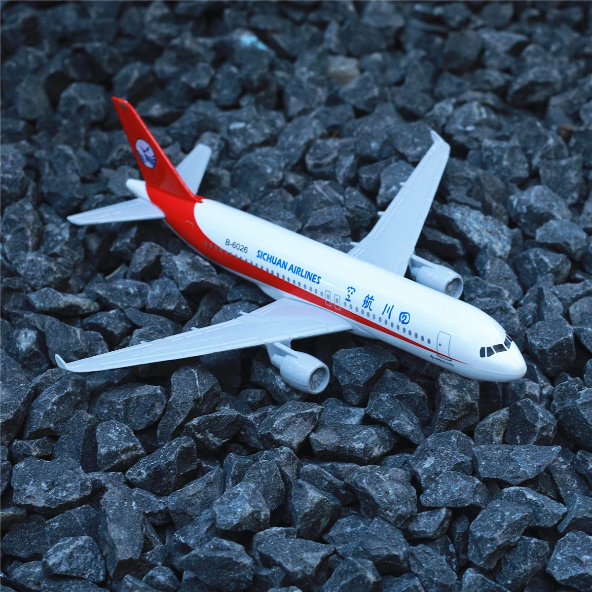 

China Sichuan Airlines Aircraft Model 6" Metal Airplane Diecast Mini Moto Collection Eduactional Toys for Children