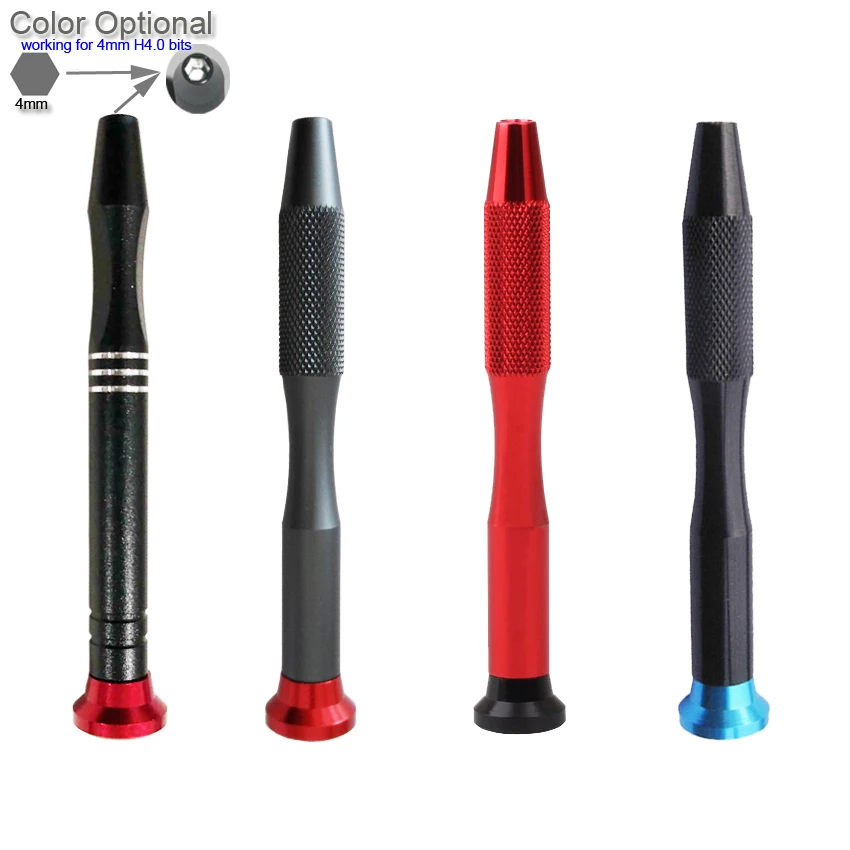 Метрическая 4 мм алюминиевая Шестигранная отвертка с валом ручка гнездом