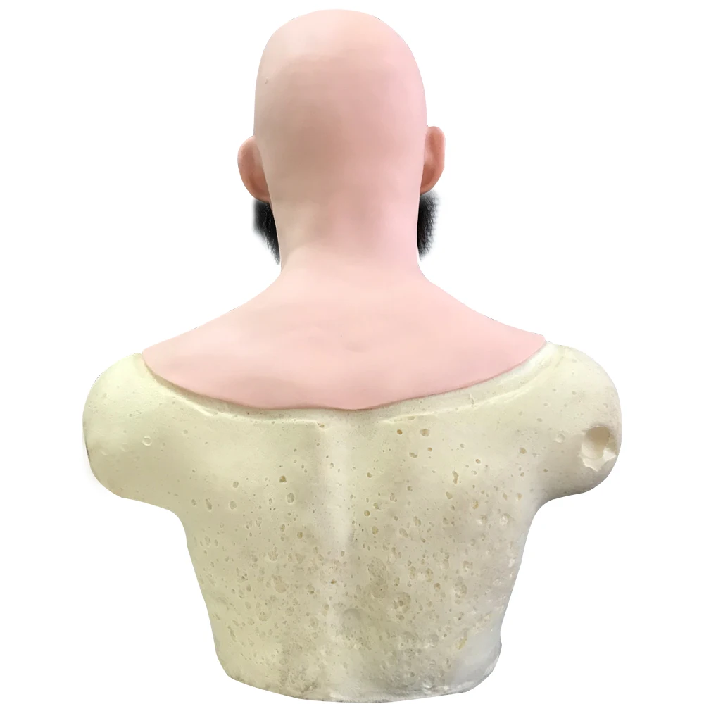 Реалистичная силиконовая маска KnowU для мужчин среднего возраста с грудью