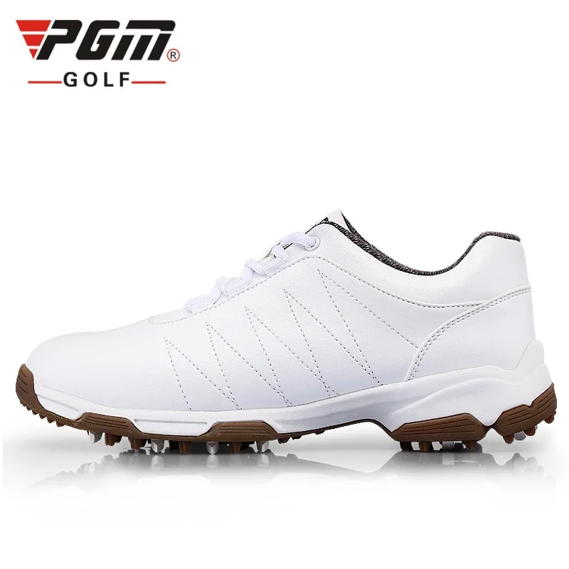

Professional Women Waterproof Golf Shoes Lightweight Lace Up Sports Golf Shoes Spikes Non-slip Trainers AA51025