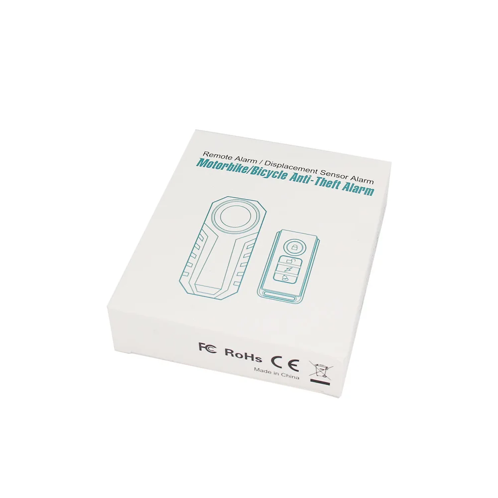 

113dB Wireless Alarm Anti-Theft Vibration Motorcycle Bicycle Waterproof Security Sensors Bike Alarm with Remote