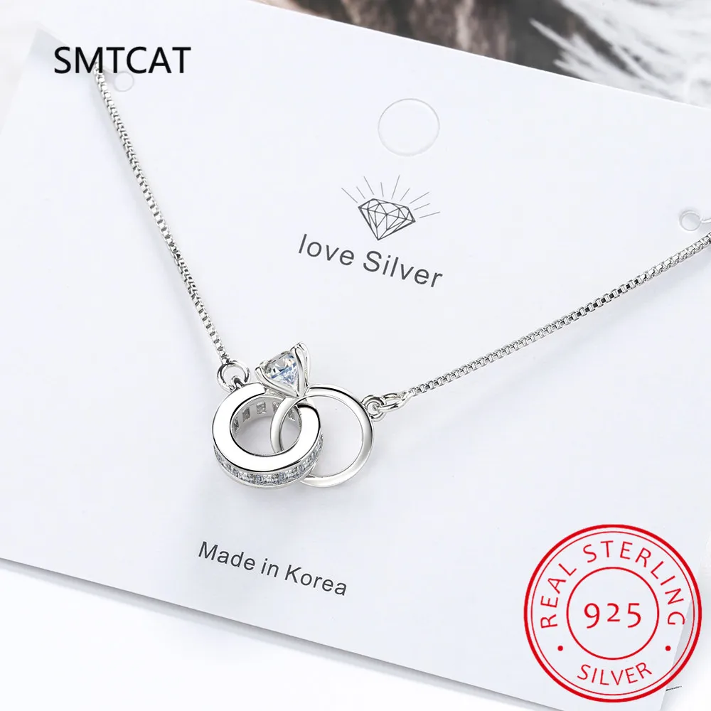 

Trendy Top Quality Heart Double Circle Geometric Charm Bracelet for Women Zircon Bracelet pulseira feminina Valentine's Day Gift