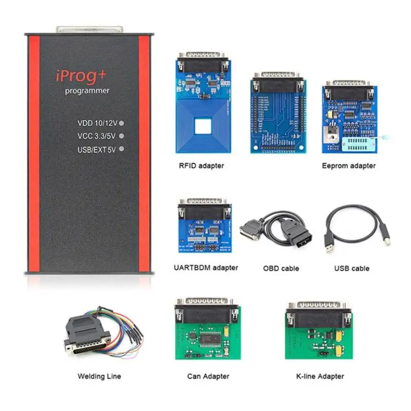 

Программатор Iprog + Iprog Pro, поддержка IMMO + коррекция пробега + сброс подушки безопасности, диагностический инструмент